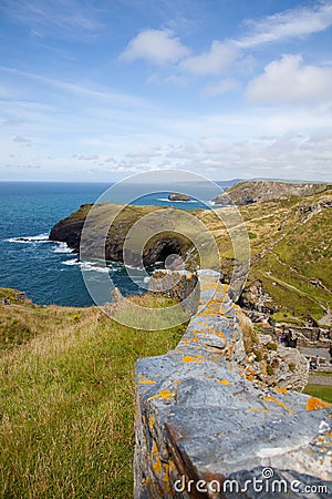 Cornish Headland Stock Photo