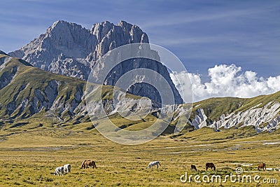 Corno Grande in Abruzzo Stock Photo