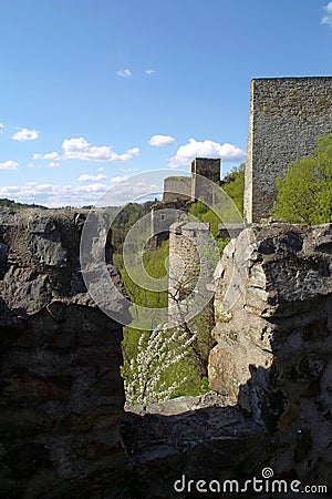 Cornstejn Castel, Moravia, Czech Republic Stock Photo