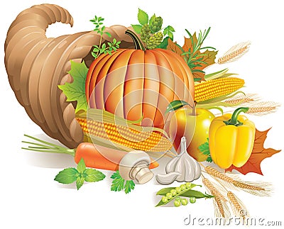 Cornucopia Vector Illustration