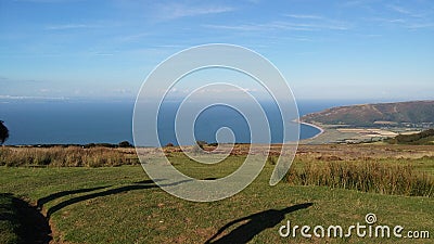 Cornwall coast ,ocean view in sunny day. Stock Photo