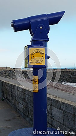 Cornwall coast ,ocean view in sunny day. Stock Photo