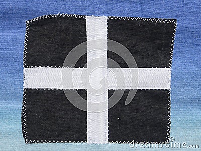 Cornwall Flag Stock Photo