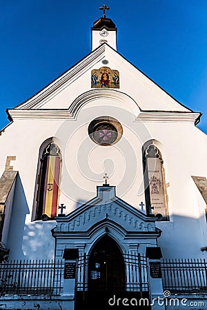 Coroana church Editorial Stock Photo