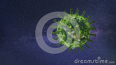 Corona virus took the control Stock Photo