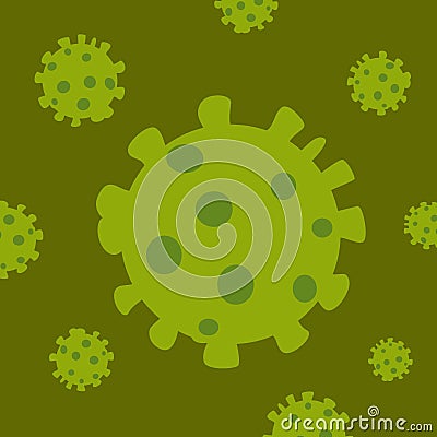 Corona virus vector illustration icon background isolated Vector Illustration