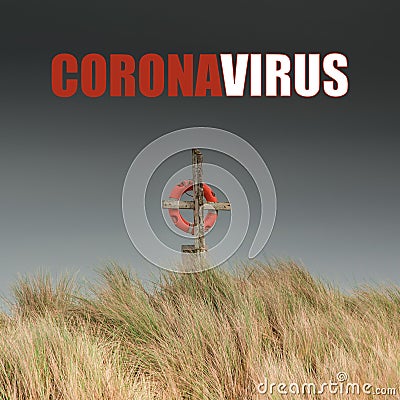 Coronavirus - a background for publications regarding worldwide pandemic crisis Stock Photo
