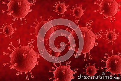 Coronavirus concept. Epidemic virus. Biology medical science concept. Medical background. Stock Photo