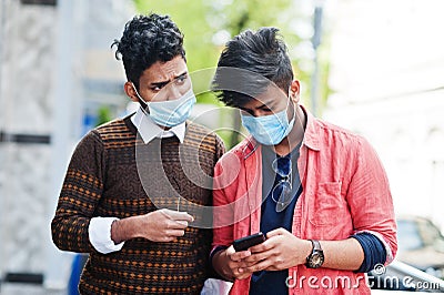 Coronavirus covid-19 concept. South asian Stock Photo