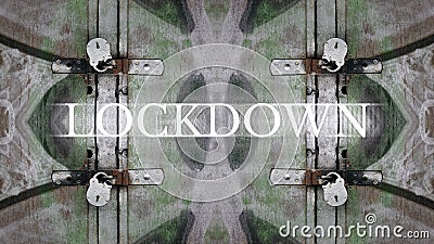 Covid-19 Lockdown Stay At Home Header Stock Photo