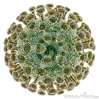 Coronavirus Cartoon Illustration