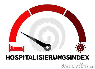 Coronavirus Hospitality rate low german Stock Photo