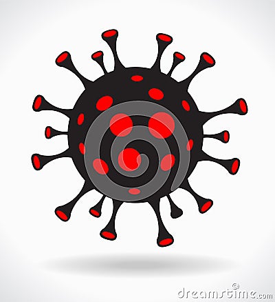 Coronavirus icon Vector Illustration