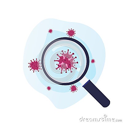 Coronavirus 2019 nCoV China Design element vector research vaccine Vector Illustration