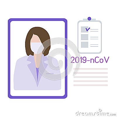 Coronavirus nCoV People Doctor Medicine Pharmacy Vector Illustration