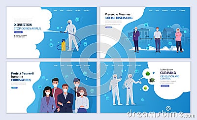 Coronavirus pandemic concept Vector Illustration