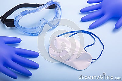 Coronavirus personal protective equipment PPE concept. Stock Photo