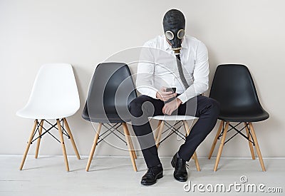 Coronavirus quarantine period concept. National quarantine. Stock Photo