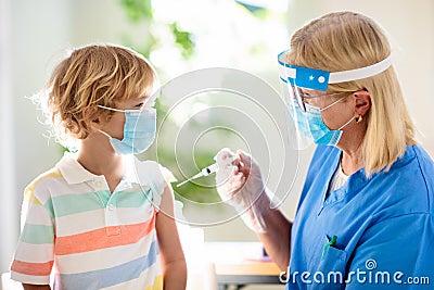 Coronavirus vaccination. Covid-19 vaccine Stock Photo