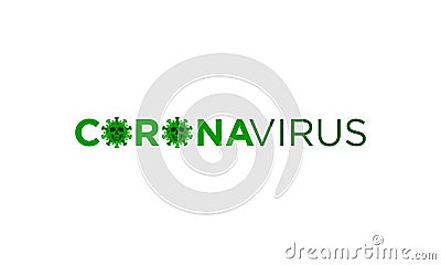 CORONAVIRUS vector design template concept Vector Illustration