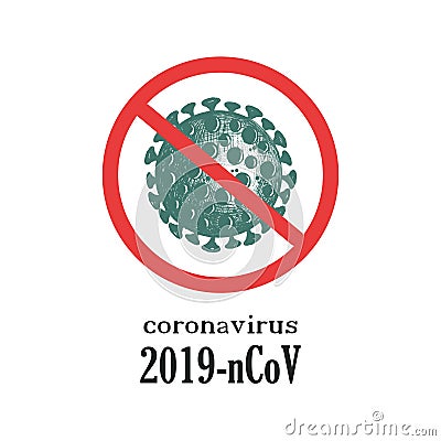 Coronovirus infection in China 2019-nCoV Vector Illustration