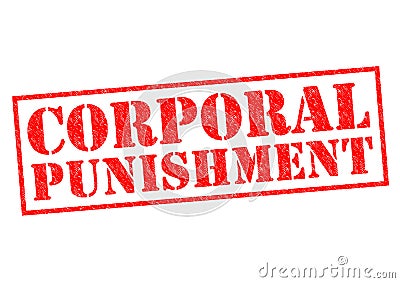 CORPORAL PUNISHMENT Stock Photo