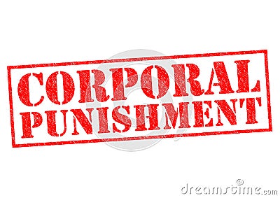 CORPORAL PUNISHMENT Stock Photo