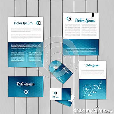 Corporate brand Business identity design Template Layout Vector Illustration