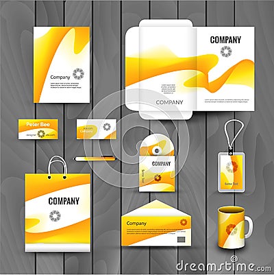 Corporate brand Business identity design Template Layout. Letter, Letterhead, Folder, card. Vector company triangle Vector Illustration