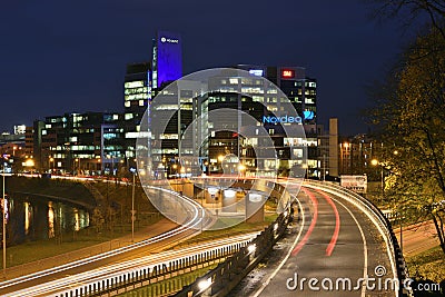 Corporate Business Buildings, Vilnius Editorial Stock Photo