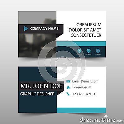 Corporate business card, name card template ,horizontal simple clean layout design template , Business banner template for Vector Illustration