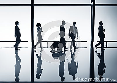Corporate business travel people world Stock Photo