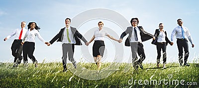 Corporate business workers shoot Stock Photo
