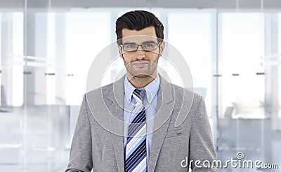 Corporate businessman at office Stock Photo
