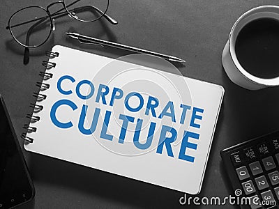 Corporate Culture, Motivational Business Words Quotes Concept Stock Photo