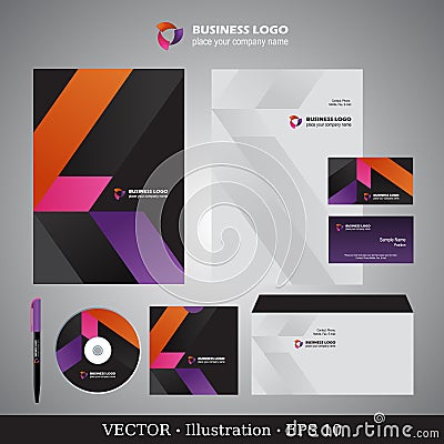 Corporate Identity Vector Illustration