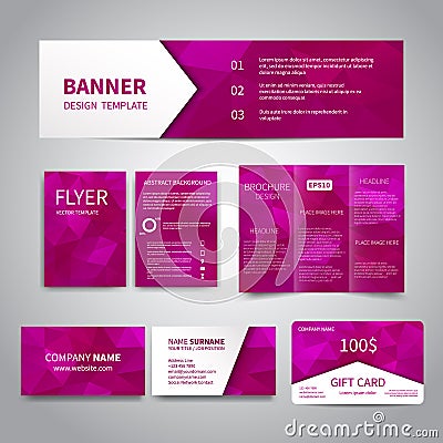 Corporate Identity Set Vector Illustration