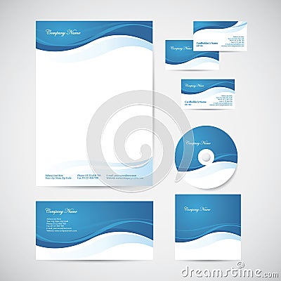 Corporate identity Vector Illustration