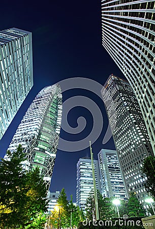 Corporated building in Tokyo Stock Photo