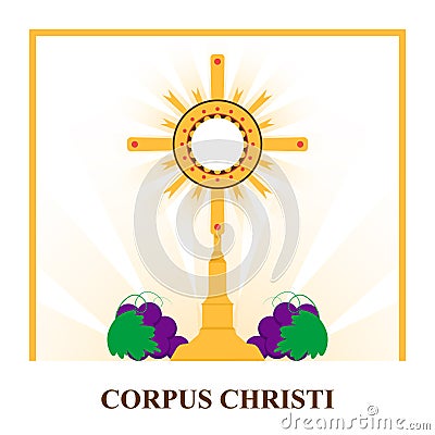Corpus Christi background Vector Illustration
