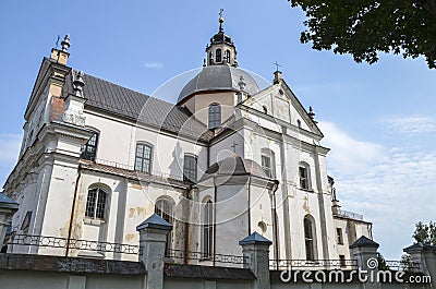 Corpus Christi Catholic Church. Nesvizh, Minsk region, Belarus Stock Photo
