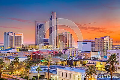 Corpus Christi, Texas, USA Skyline Editorial Stock Photo