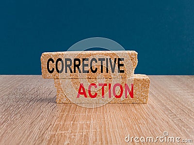 Corrective action symbol. Stock Photo