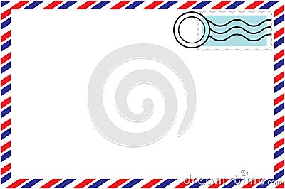 Correspondence envelope Vector Illustration