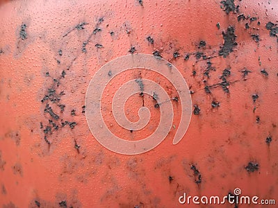 Corrosive steel tank become rutted material surface texture Stock Photo