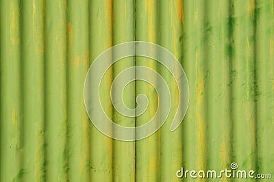 Corrugated Iron Background Stock Photo
