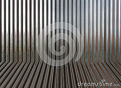 Corrugated metal texture surface or galvanize steel Stock Photo