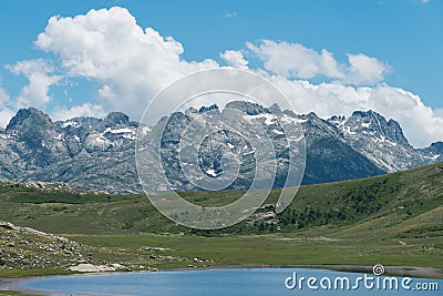 Corsica Lac de Nino Stock Photo