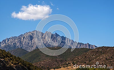 Corsica, Mount Cinto, wild landscape, Haute Corse, Upper Corse, France, Europe, Haut Asco, Asco Valley, High Center of Corsica Stock Photo