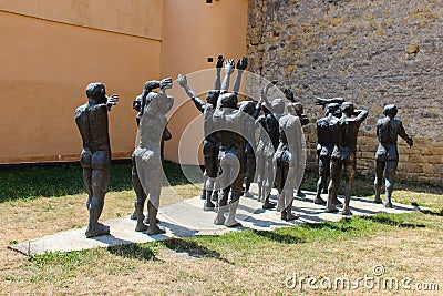 The Cortege of the Sacrificial Victims, Sighet - Cortegiul Sacrificatilor, Sighet Stock Photo